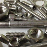 Selection of stainless steel fasteners