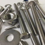 Selection of stainless steel fasteners